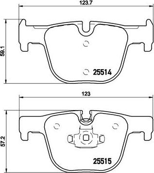 Brembo P06072 - Əyləc altlığı dəsti, əyləc diski furqanavto.az