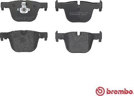 Brembo P 06 072 - Əyləc altlığı dəsti, əyləc diski furqanavto.az