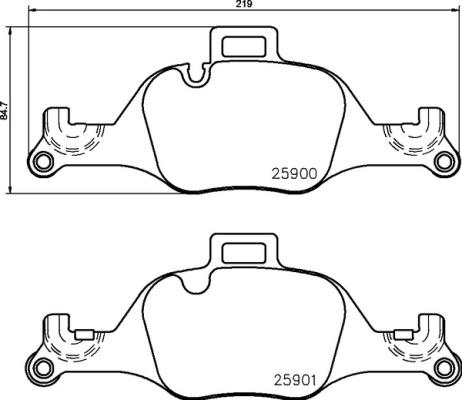 Brembo P 06 107 - Əyləc altlığı dəsti, əyləc diski furqanavto.az