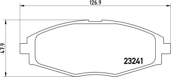 Brembo P 15 006 - Əyləc altlığı dəsti, əyləc diski furqanavto.az