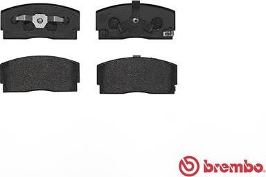 Brembo P 16 005 - Əyləc altlığı dəsti, əyləc diski furqanavto.az