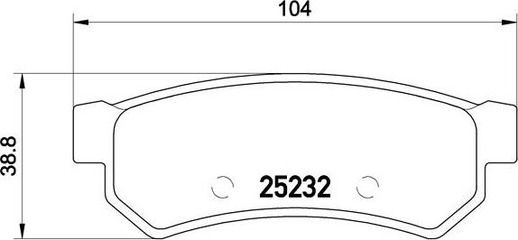 Brembo P 10 053 - Əyləc altlığı dəsti, əyləc diski furqanavto.az