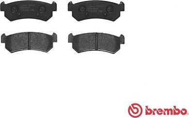 Brembo P 10 001 - Əyləc altlığı dəsti, əyləc diski furqanavto.az