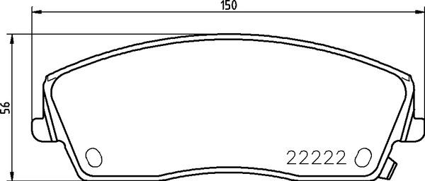 Brembo P 11 041 - Əyləc altlığı dəsti, əyləc diski furqanavto.az