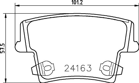 Brembo P 11 018 - Əyləc altlığı dəsti, əyləc diski furqanavto.az