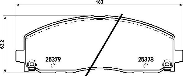 Brembo P 11 035 - Əyləc altlığı dəsti, əyləc diski furqanavto.az