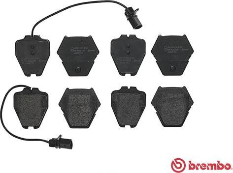 Brembo P 85 067 - Əyləc altlığı dəsti, əyləc diski furqanavto.az