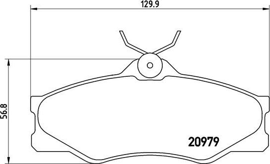 Brembo P 85 008 - Əyləc altlığı dəsti, əyləc diski furqanavto.az