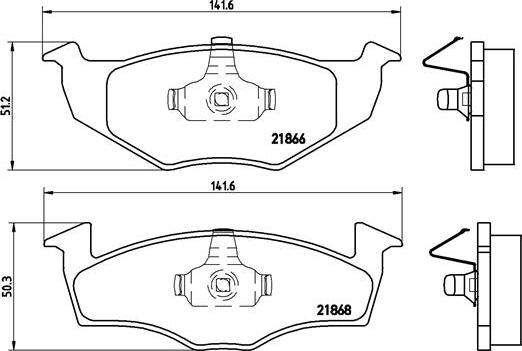 Brembo P 85 030 - Əyləc altlığı dəsti, əyləc diski furqanavto.az