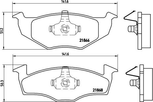 Brembo P 85 025 - Əyləc altlığı dəsti, əyləc diski furqanavto.az