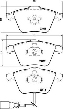 Brembo P 85 079 - Əyləc altlığı dəsti, əyləc diski furqanavto.az