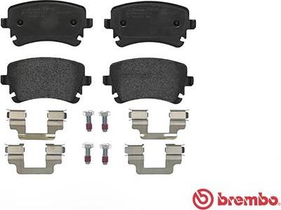 Brembo P 85 076 - Əyləc altlığı dəsti, əyləc diski furqanavto.az