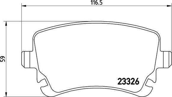 Brembo P 85 076 - Əyləc altlığı dəsti, əyləc diski furqanavto.az