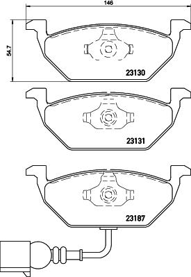 Brembo P 85 072 - Əyləc altlığı dəsti, əyləc diski furqanavto.az