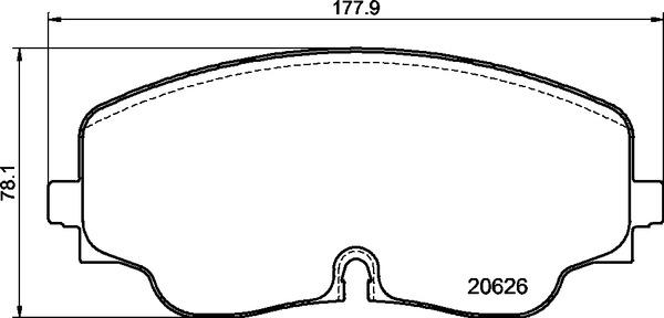 Brembo P 85 193 - Əyləc altlığı dəsti, əyləc diski furqanavto.az