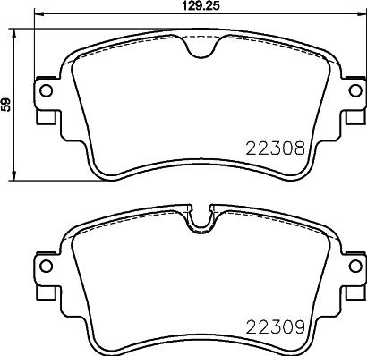 Brembo P 85 154X - Əyləc altlığı dəsti, əyləc diski furqanavto.az