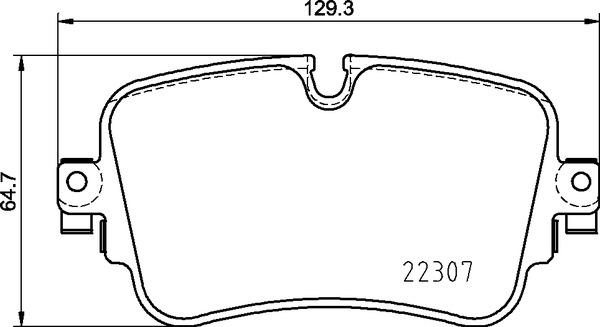 Brembo P 85 161 - Əyləc altlığı dəsti, əyləc diski furqanavto.az