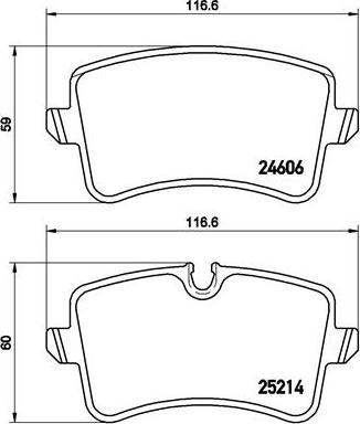 Brembo P 85 119 - Əyləc altlığı dəsti, əyləc diski furqanavto.az