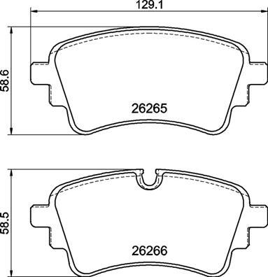 Brembo P 85 185 - Əyləc altlığı dəsti, əyləc diski furqanavto.az