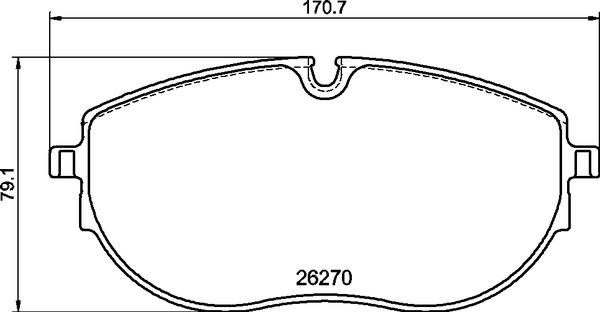 Roadhouse 21919.01 - Əyləc altlığı dəsti, əyləc diski furqanavto.az