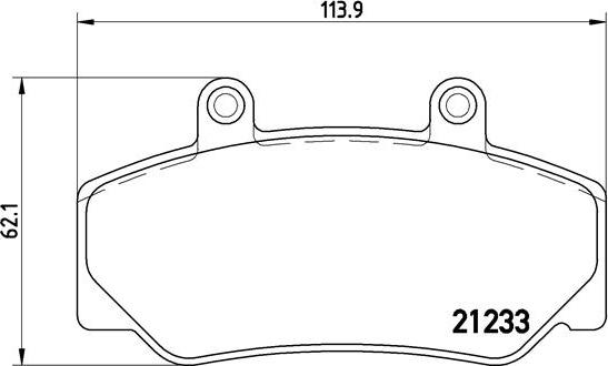 Brembo P 86 006 - Əyləc altlığı dəsti, əyləc diski furqanavto.az