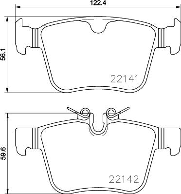 Brembo P 86 029 - Əyləc altlığı dəsti, əyləc diski furqanavto.az