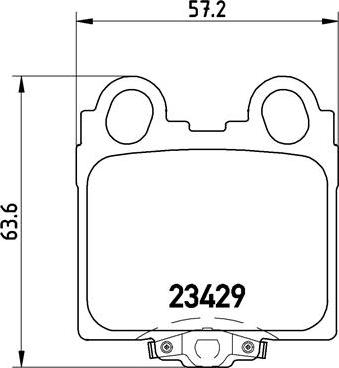 Brembo P 83 045 - Əyləc altlığı dəsti, əyləc diski furqanavto.az