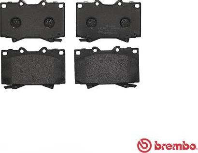 Brembo P 83 048 - Əyləc altlığı dəsti, əyləc diski furqanavto.az