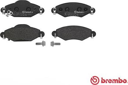 Brembo P 83 053 - Əyləc altlığı dəsti, əyləc diski furqanavto.az