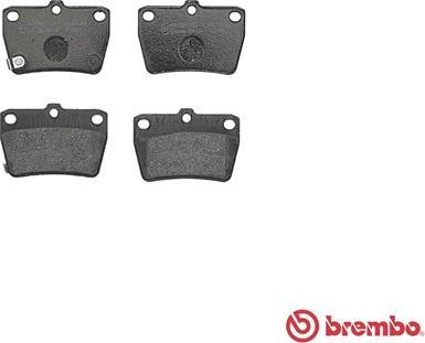 Brembo P 83 057 - Əyləc altlığı dəsti, əyləc diski furqanavto.az