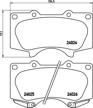 Brembo P 83 066 - Əyləc altlığı dəsti, əyləc diski www.furqanavto.az