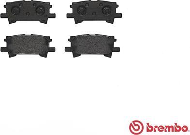 Brembo P 83 068 - Əyləc altlığı dəsti, əyləc diski www.furqanavto.az