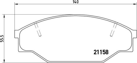 Brembo P 83 013 - Əyləc altlığı dəsti, əyləc diski furqanavto.az