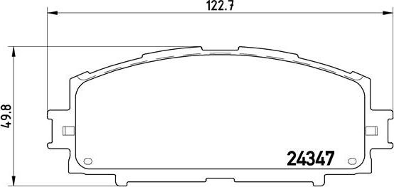 Brembo P 83 086 - Əyləc altlığı dəsti, əyləc diski furqanavto.az