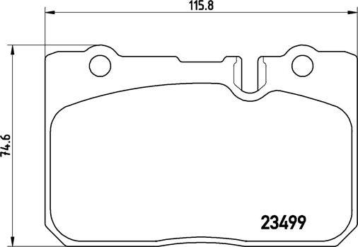 Brembo P 83 039 - Əyləc altlığı dəsti, əyləc diski furqanavto.az