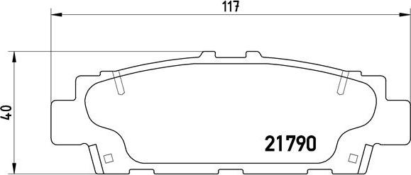 Brembo P 83 032 - Əyləc altlığı dəsti, əyləc diski furqanavto.az