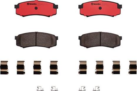 Brembo P83024N - Əyləc altlığı dəsti, əyləc diski furqanavto.az