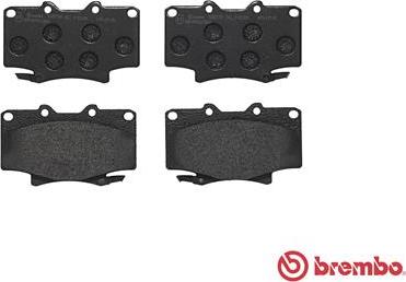 Brembo P 83 025 - Əyləc altlığı dəsti, əyləc diski furqanavto.az