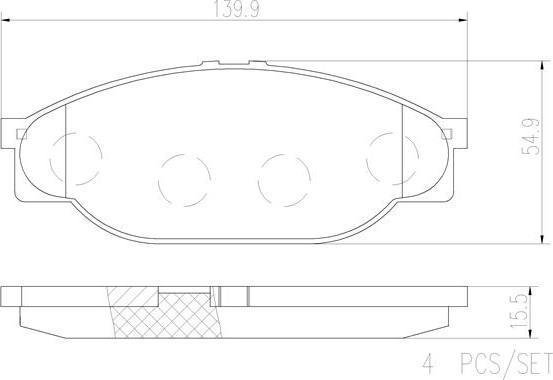 Brembo P83023N - Əyləc altlığı dəsti, əyləc diski furqanavto.az