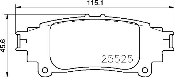 Brembo P 83 153 - Əyləc altlığı dəsti, əyləc diski furqanavto.az