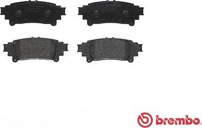 Brembo P 83 132 - Əyləc altlığı dəsti, əyləc diski furqanavto.az