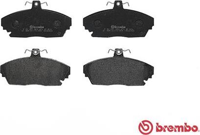 Brembo P 82 001 - Əyləc altlığı dəsti, əyləc diski furqanavto.az