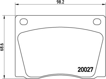 Brembo P 36 001 - Əyləc altlığı dəsti, əyləc diski furqanavto.az