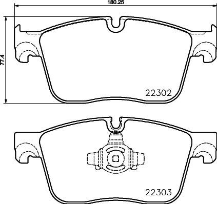 Brembo P36031N - Əyləc altlığı dəsti, əyləc diski furqanavto.az