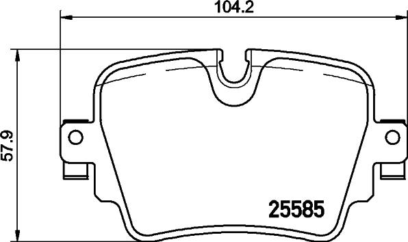 Brembo P 36 032 - Əyləc altlığı dəsti, əyləc diski furqanavto.az