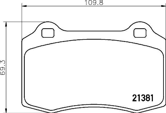 Brembo P 36 020X - Əyləc altlığı dəsti, əyləc diski furqanavto.az