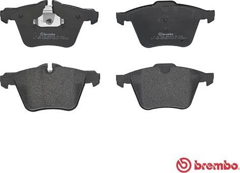 Brembo P 36 028 - Əyləc altlığı dəsti, əyləc diski furqanavto.az