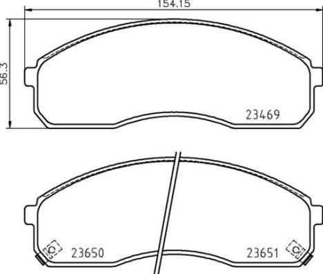 Brembo P 30 091 - Əyləc altlığı dəsti, əyləc diski furqanavto.az