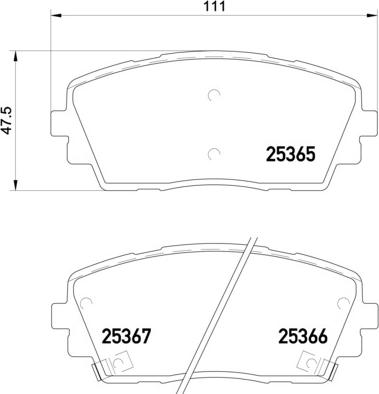 Brembo P 30 053 - Əyləc altlığı dəsti, əyləc diski www.furqanavto.az