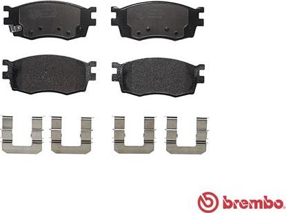 Brembo P 30 069 - Əyləc altlığı dəsti, əyləc diski furqanavto.az